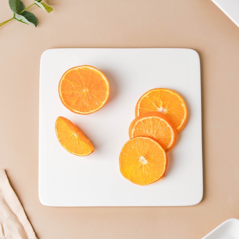 Serena Snowy White Square Platter Small