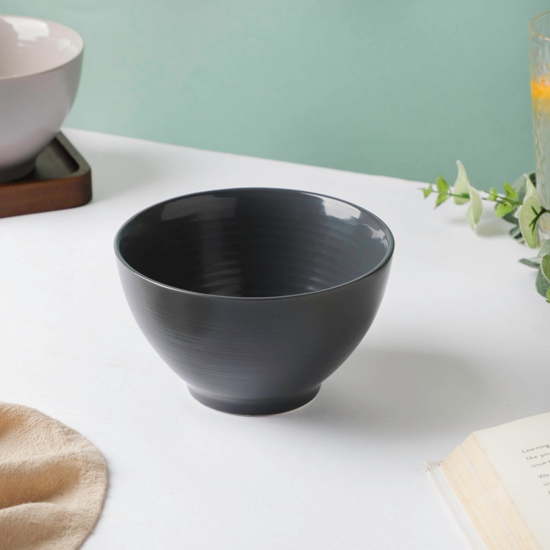 Adora Glossy Soup Bowl Black 500ml
