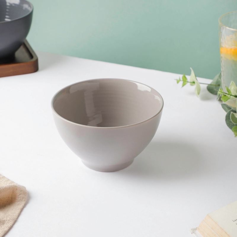 Adora Glossy Soup Bowl Grey 500ml