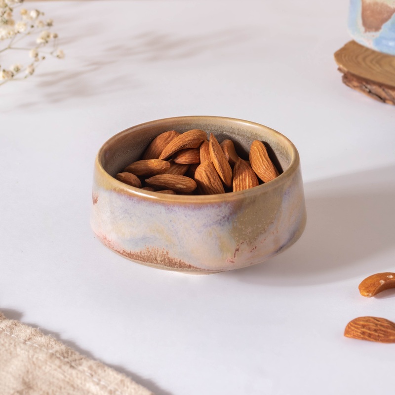 Small Beige Ombre Dip Bowl 100 ml