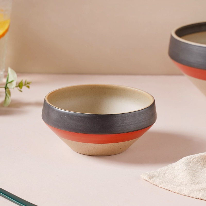 Soboku Red And Black Dessert Bowl 300 ml