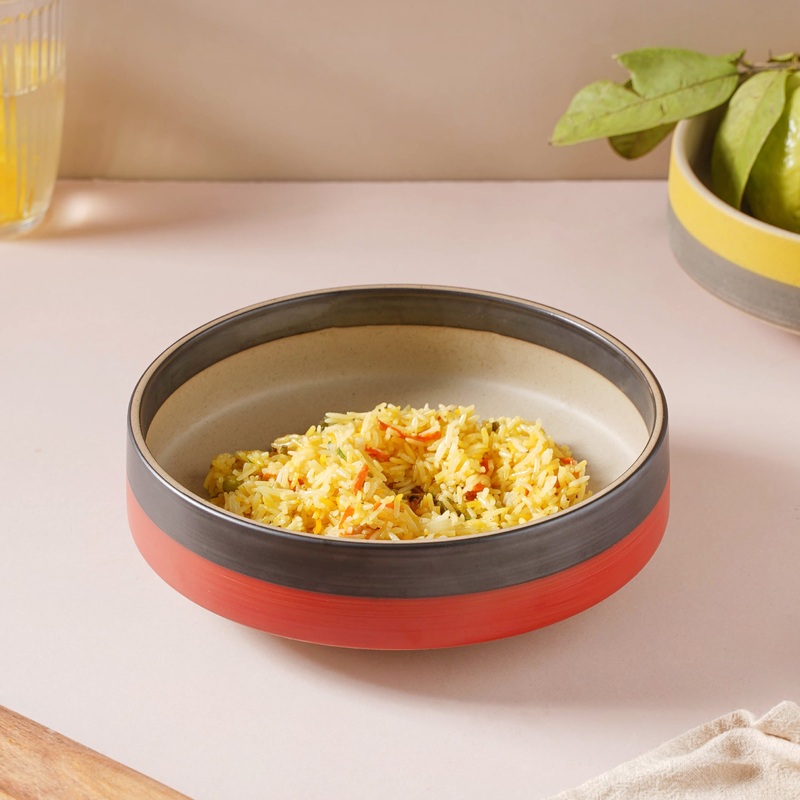 Soboku Serving Bowl Red 8 Inch 1.1 L