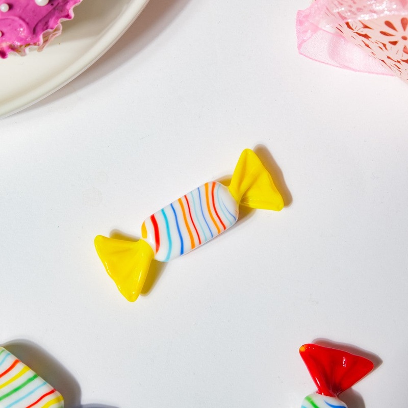 Beam Of Sunshine Yellow Candy Glass Decor