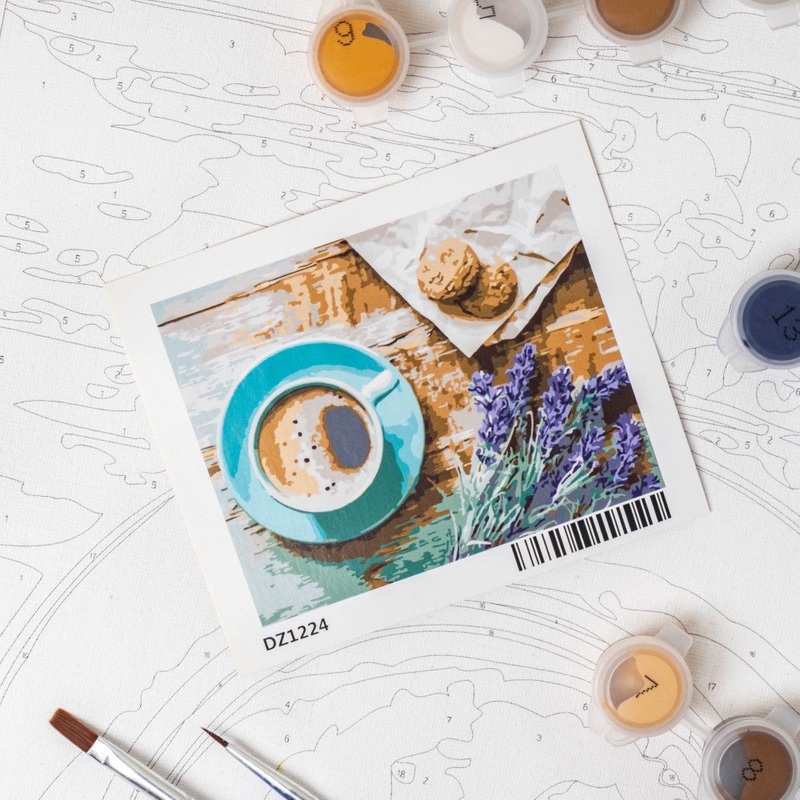 Breakfast Tea DIY Paint By Numbers Kit