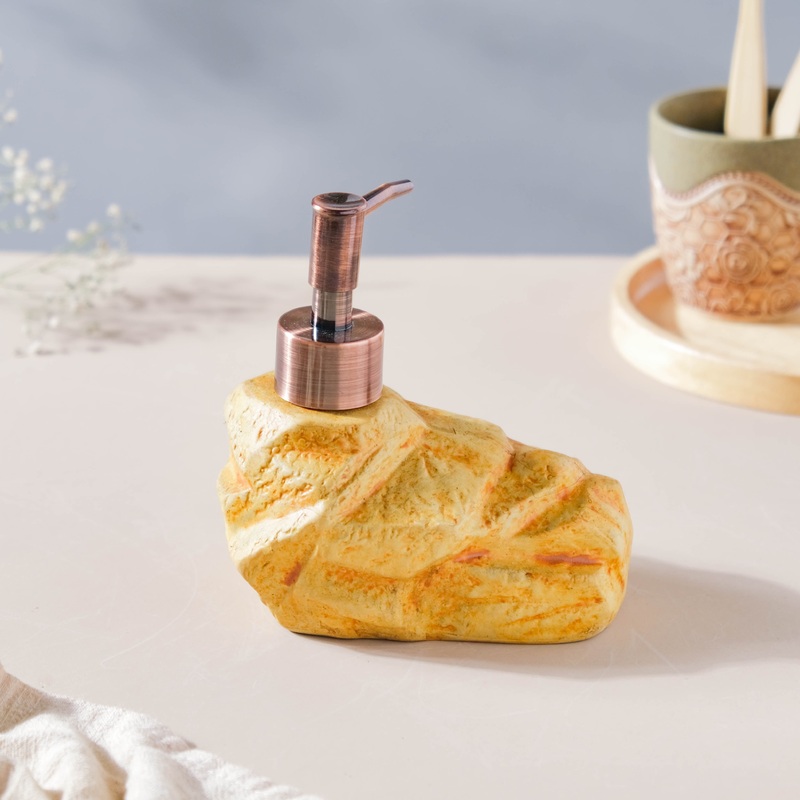 Coralie Orange Stone Dispenser With Nozzle 300ml