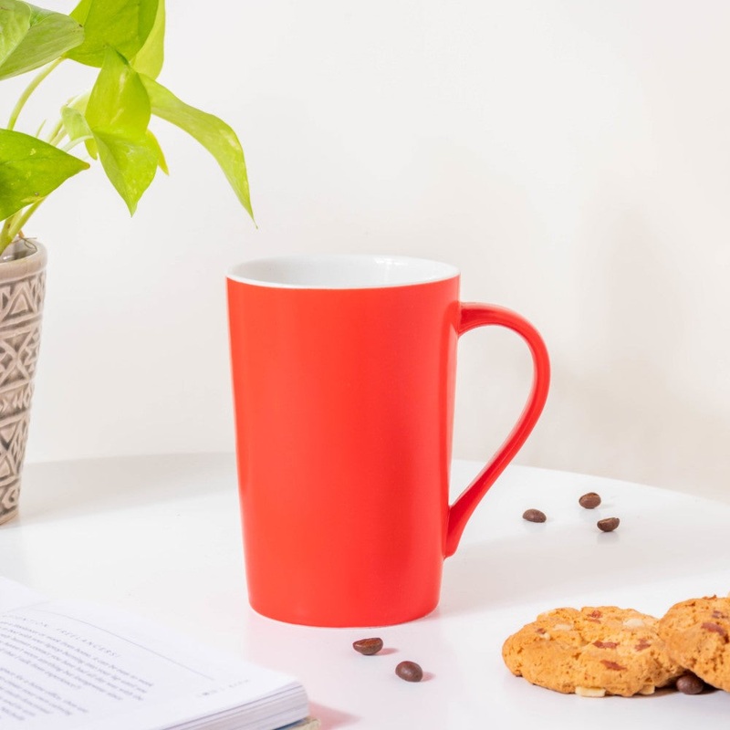 Crimson Matt Red Mug 350 ml
