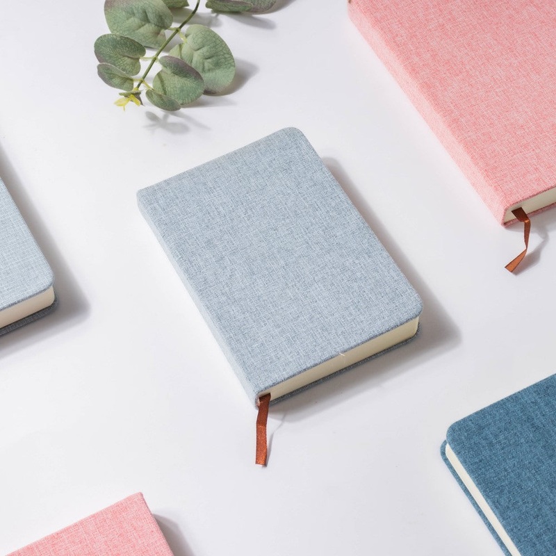 Grey Hardbound Pocket Notebook 128 Pages