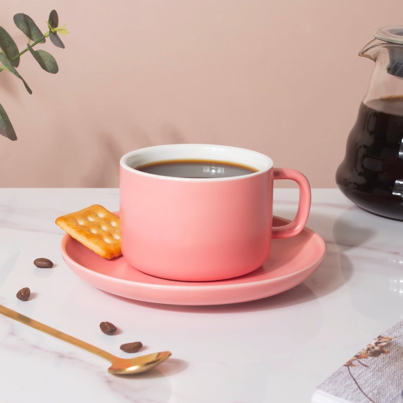 Peony Pink Teacup And Saucer