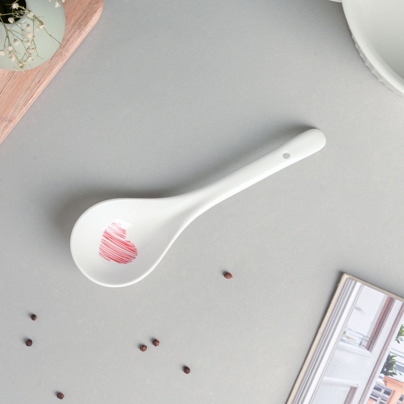 Red Heart Serving Spoon