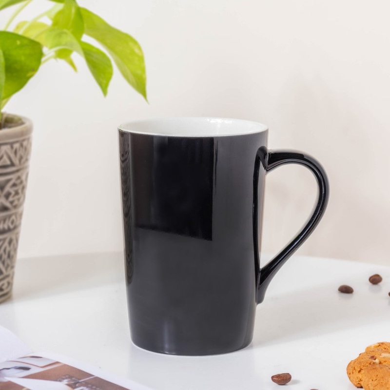 Smoky Black Glossy Mug 350 ml