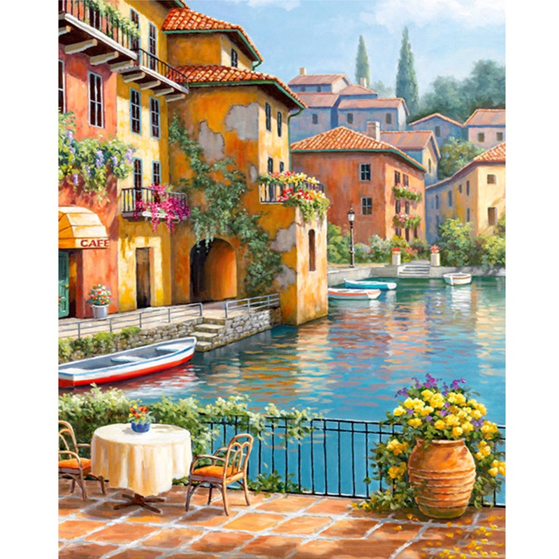 Venetian Landscape DIY Painting By Numbers Kit