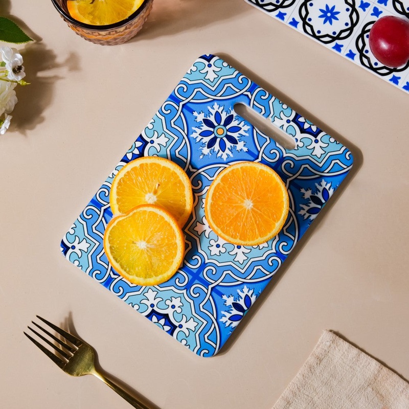 Cerulean Moroccan Ceramic Board 7 Inch