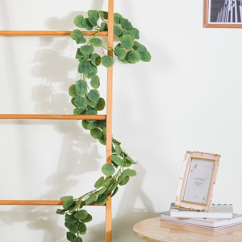 Eucalyptus Leaf Vine For Decor Light Green