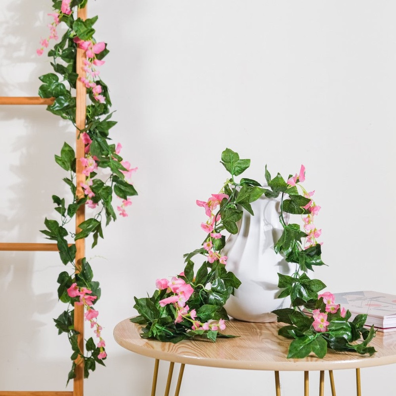 Party Decor Floral Vine Set of 2 Pink