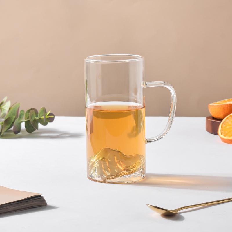 Sleek Glass Iceberg Mug Large 300ml