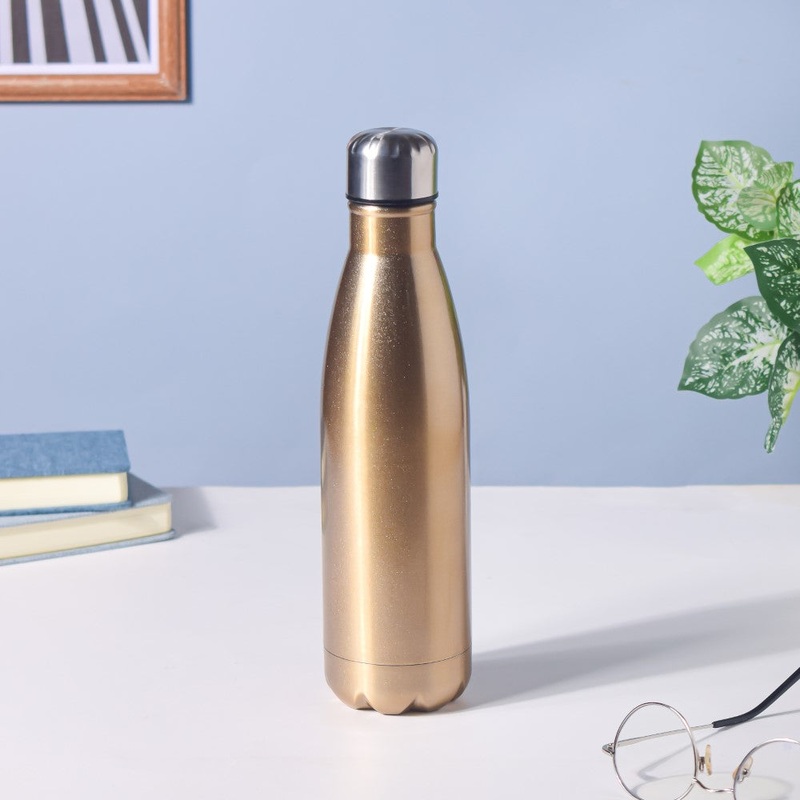 Stainless Steel Water Bottle Gold 500ml