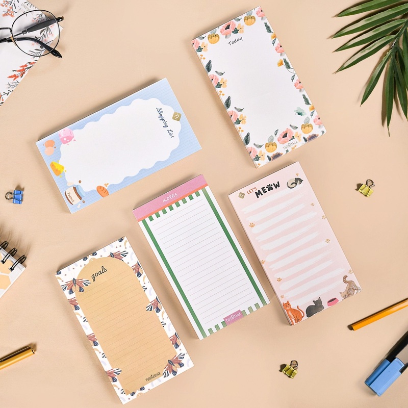 To Do List Notepads Set Of 5