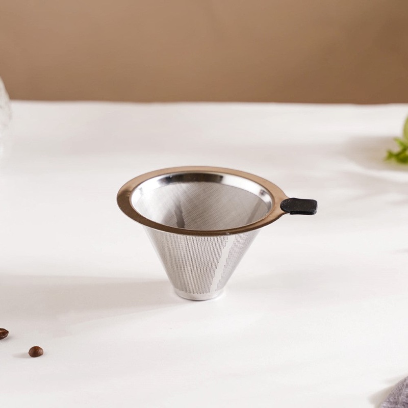 V60 Drip Coffee Filter With Silicon Grip