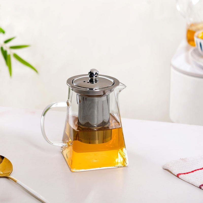 Glass Teapot With Infuser Flame Safe 700ml