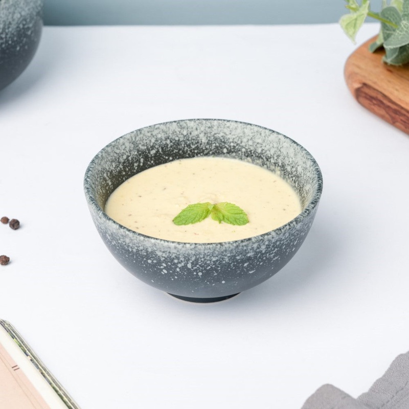 Galaxy Stone Pottery Side Bowl Black 250 ml