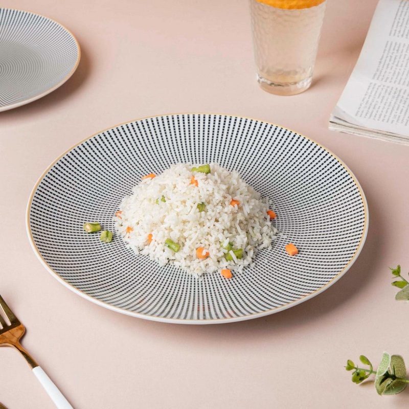 Mysa Printed Ceramic Dinner Plate 10 Inch