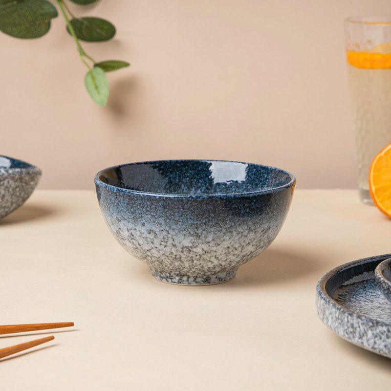 Pebble Glazed Side Bowl Grey 250 ml