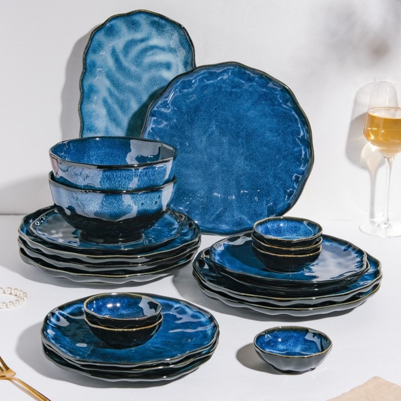 Sapphire 21 Piece Dinnerware For 6