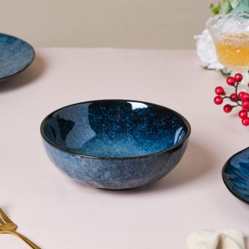 Sapphire Luxe Serving Bowl Blue 7 Inch 800 ml