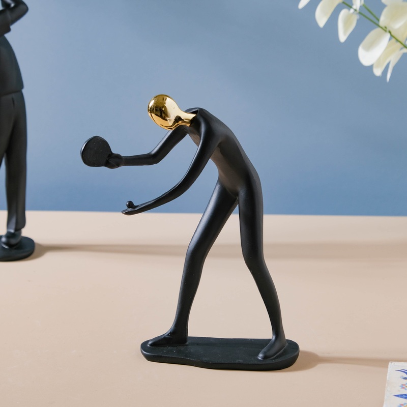 Athlete Decor Piece Table Tennis