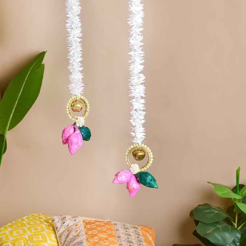 Floral Embellished Wall Hanging Set of 2