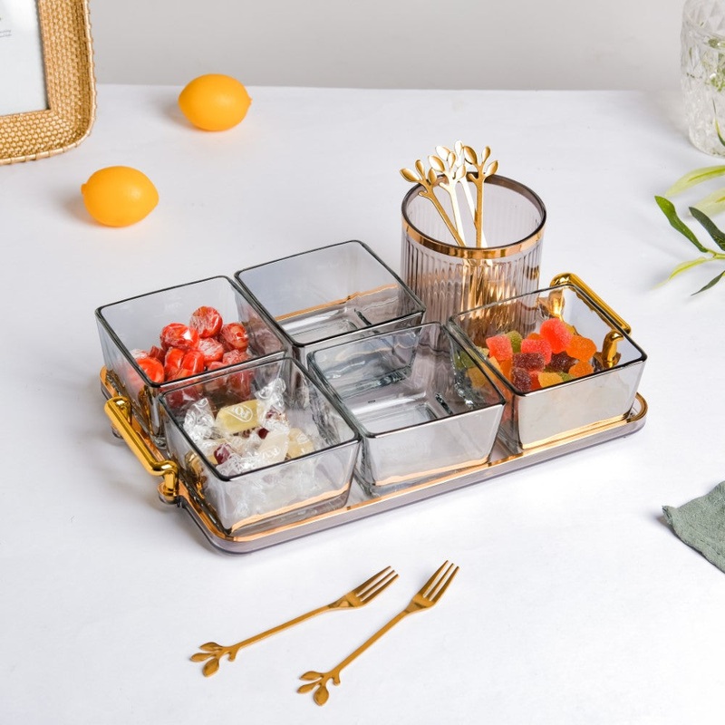Party Snack Bowl With Tray Set of 13