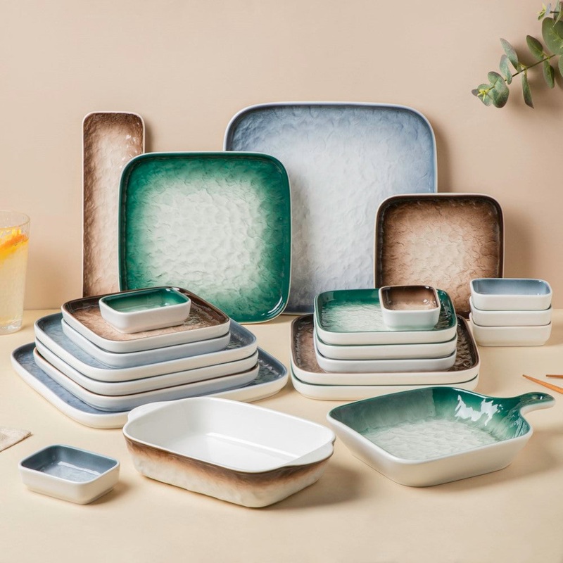 Rustic 23 Piece Snack Set For 6