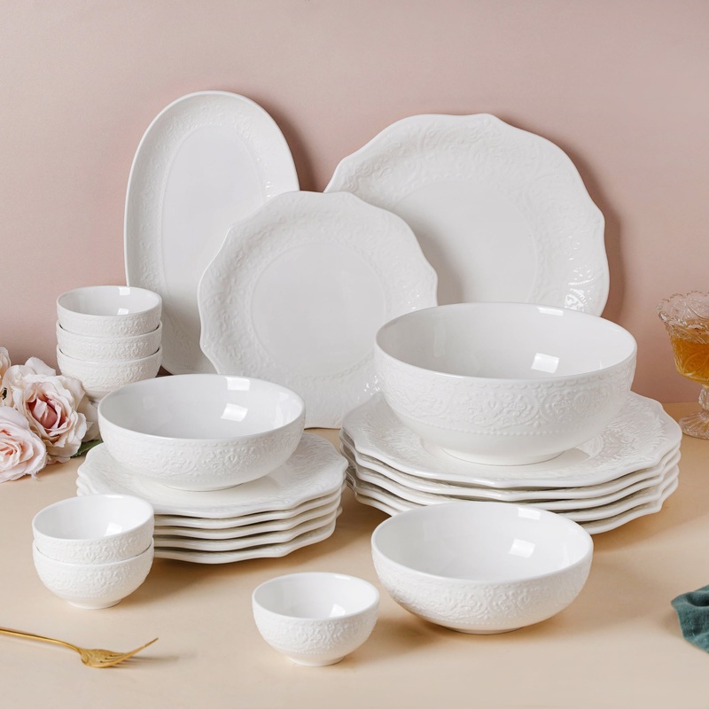 Serena 22 Piece Dinner Set For 6