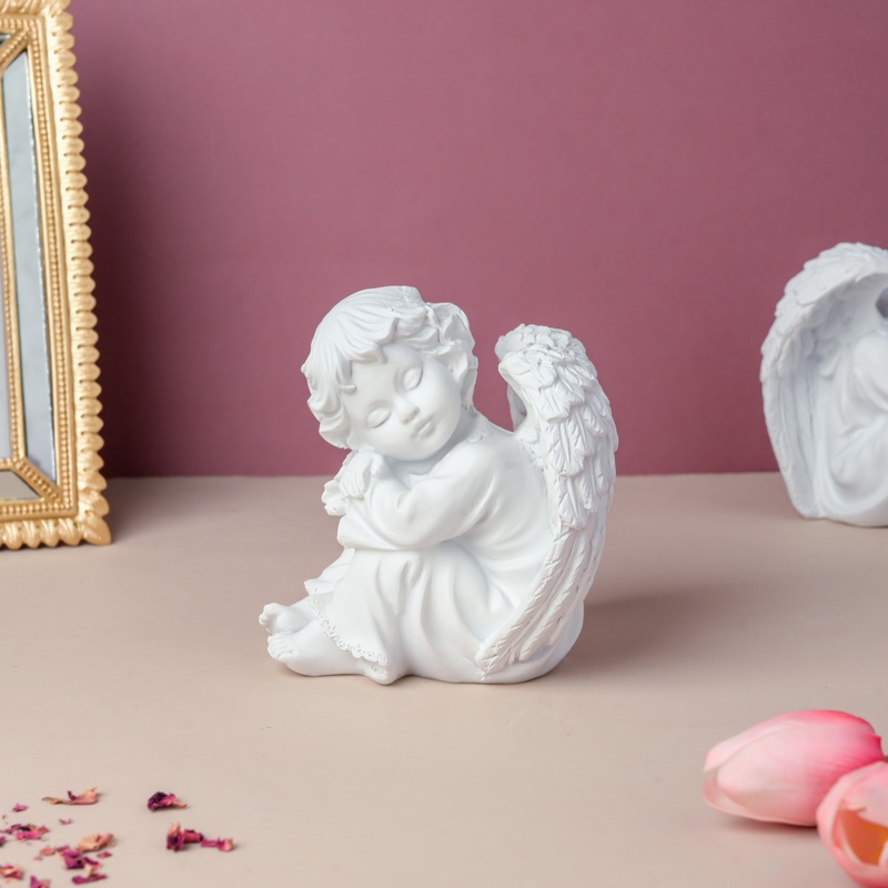 Sleeping Angel Statue Left