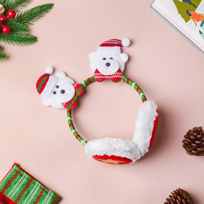 Bear Winter Earmuffs For Christmas