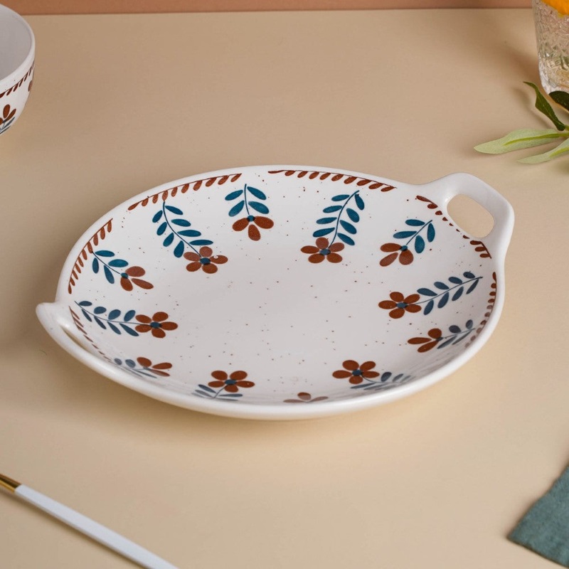 Carmella Floral Round Baking Dish 8 Inch