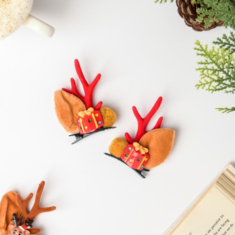 Christmas Gift Hairclip Set Of 2