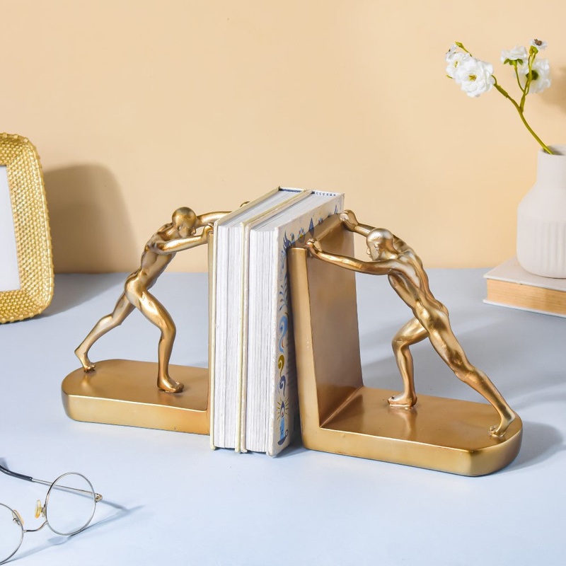 Muscular Men Book Rest Gold 6.5 Inch