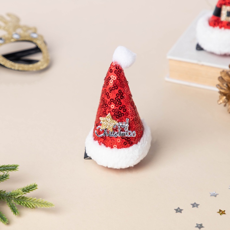 Santa Hat Hairpin