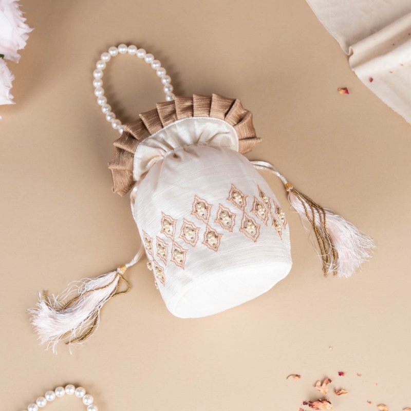 Sitara Potli Bag Off White