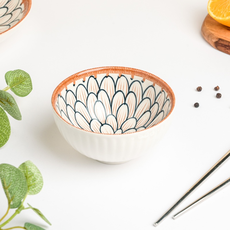 Abloom Ceramic Snack Bowl 4.5 Inch 250 ml