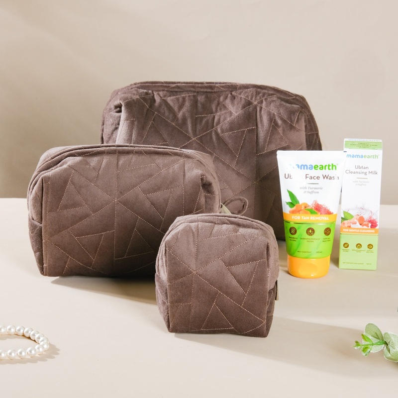 Cocoa Brown Festive Ready Gift Hamper Set Of 3