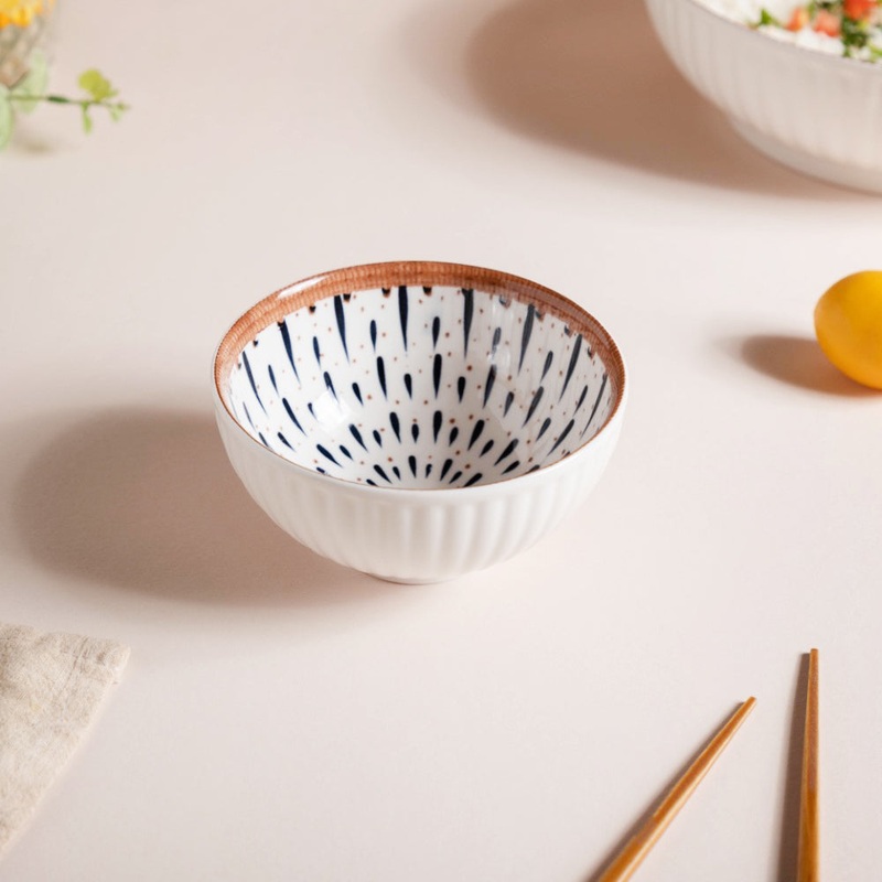 Dewdrop Ceramic Snack Bowl 4.5 Inch 250 ml