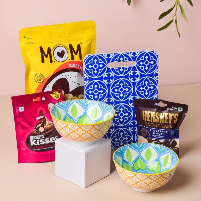 Mandala Bowl And Trivet Gift Hamper Set Of 5