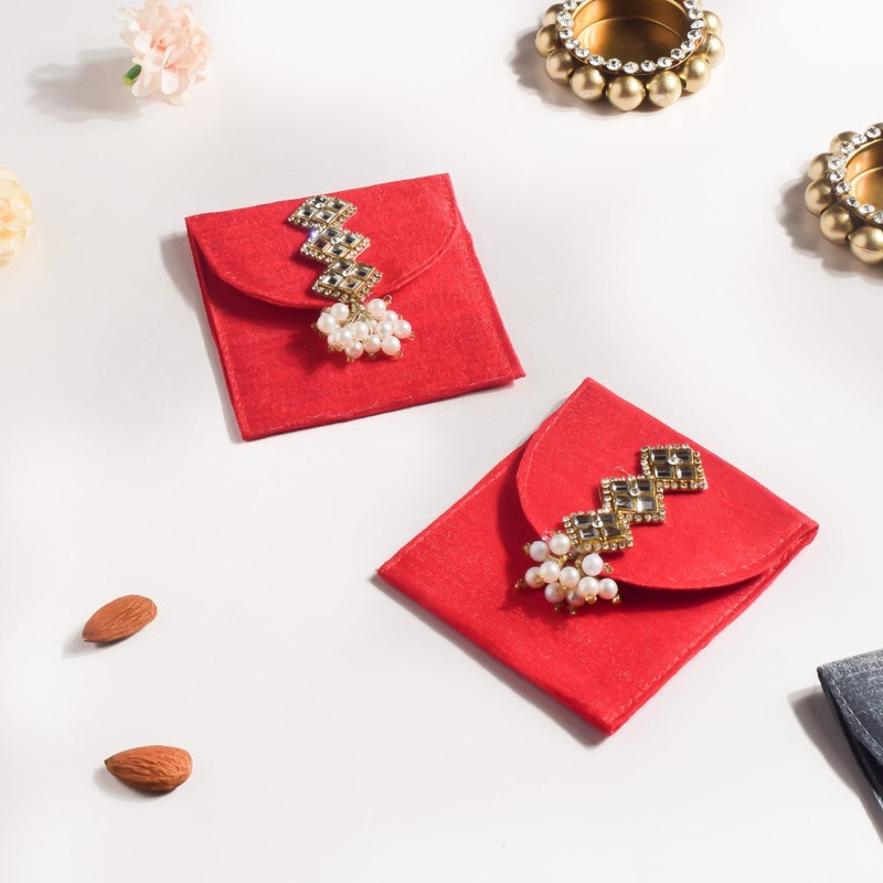 Red Festive Envelope Set Of 2