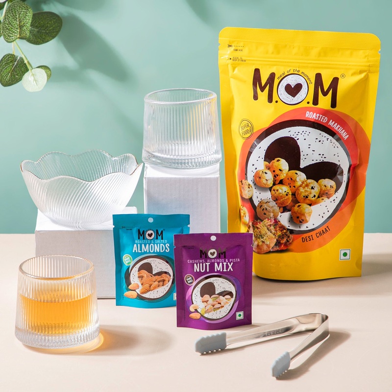 Sip-n-snack Drinkware And Bowl Festive Hamper Set Of 7