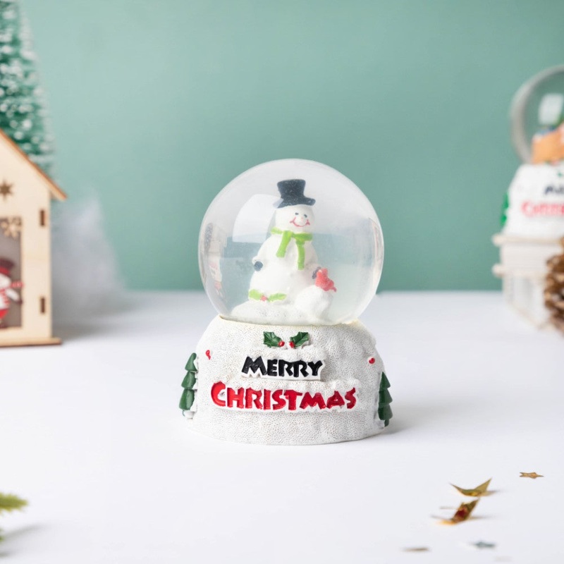 Snowman Snow Globe LED Light Large