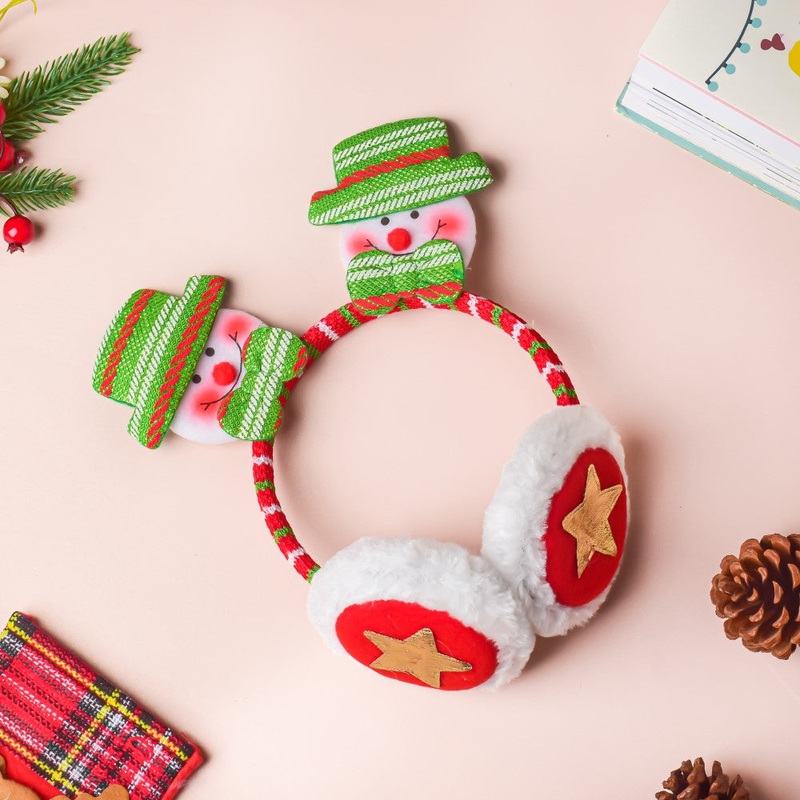Snowman Winter Earmuffs For Christmas