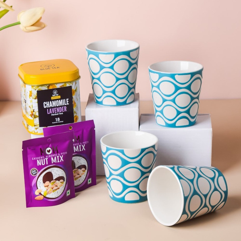 Tea Tumbler And Chai Gift Hamper Set Of 7