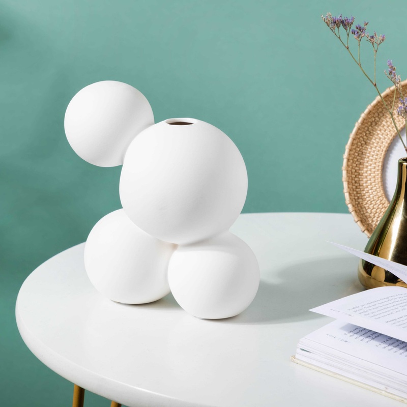 Bubble Bud Ceramic Vase For Decor